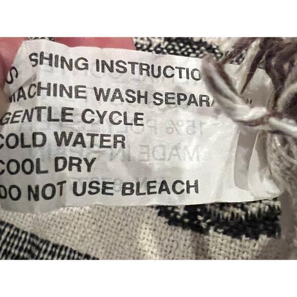 Horse tapestry blanket, woven, fringe throw, equestrian, western theme 40 x 48 - Picture 5 of 8